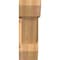 Ekena Millwork Traditional Slat Smooth Bracket w/ Offset Brace, Western Red Cedar, 7 1/2"W x 22"D x 22"H BKT0806X22X22TRA06SWR - alternate 2